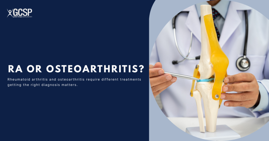 RA vs Osteoarthritis